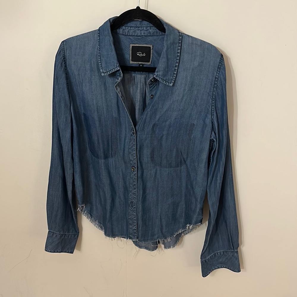 Rails Blue Button Down Shirt